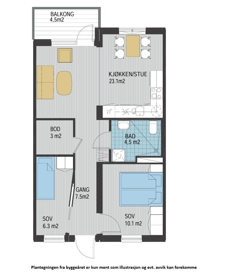 Plantegning Galleribilde