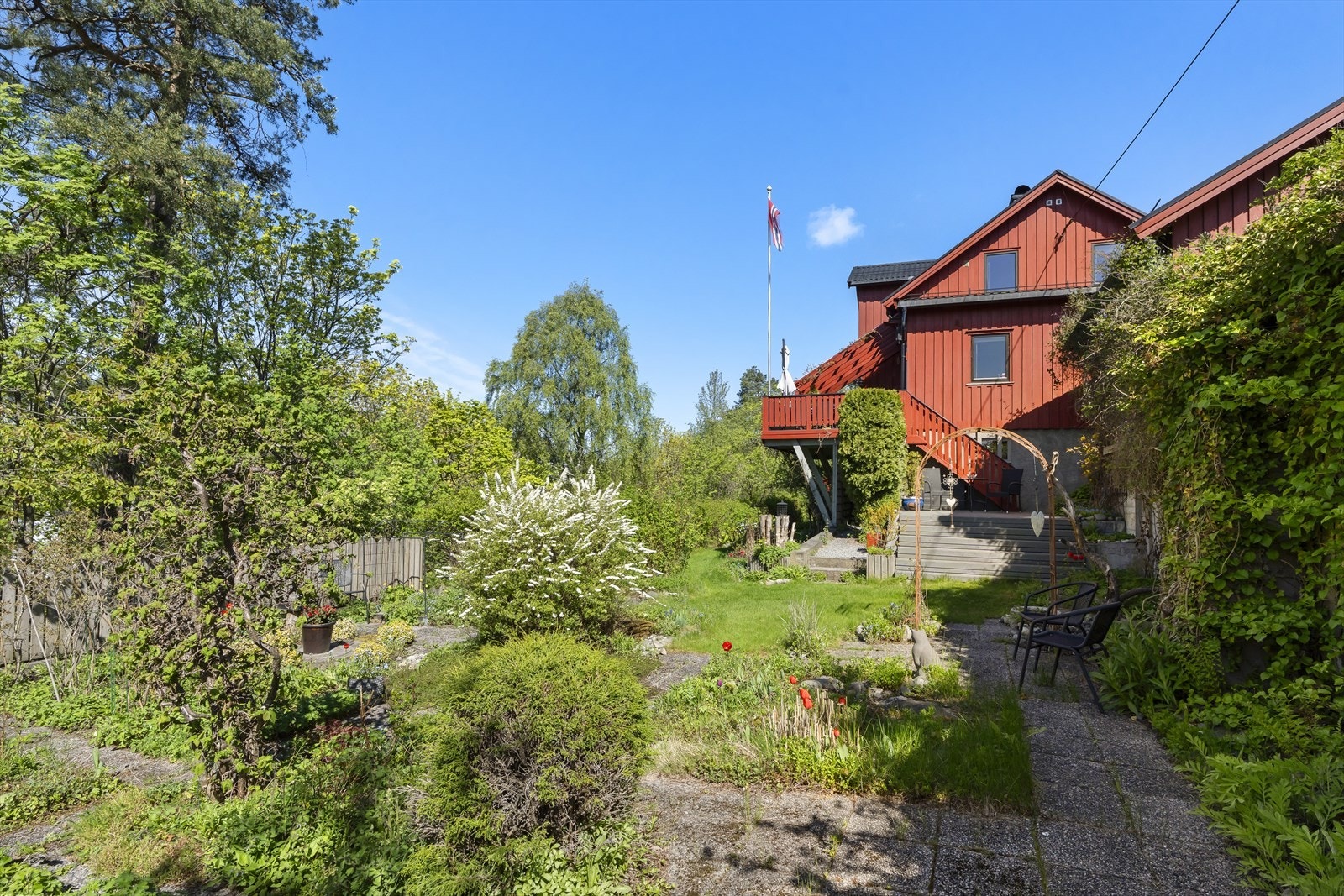 Gode muligheter for hagearbeid og kjøkkenhage dersom man ønsker dyrking av feks. urter og grønsaker Galleribilde