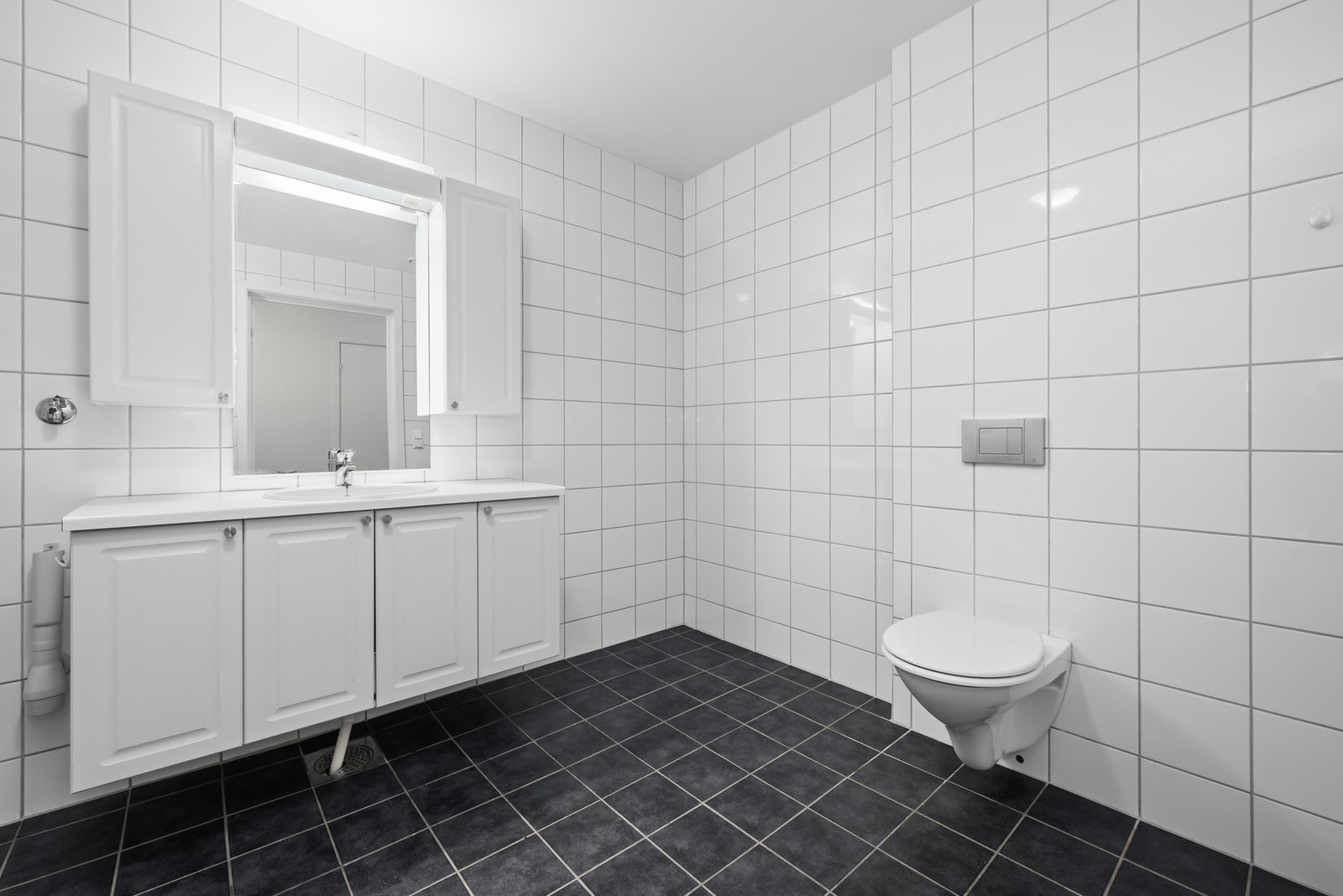 Badet er på 11m². Galleribilde