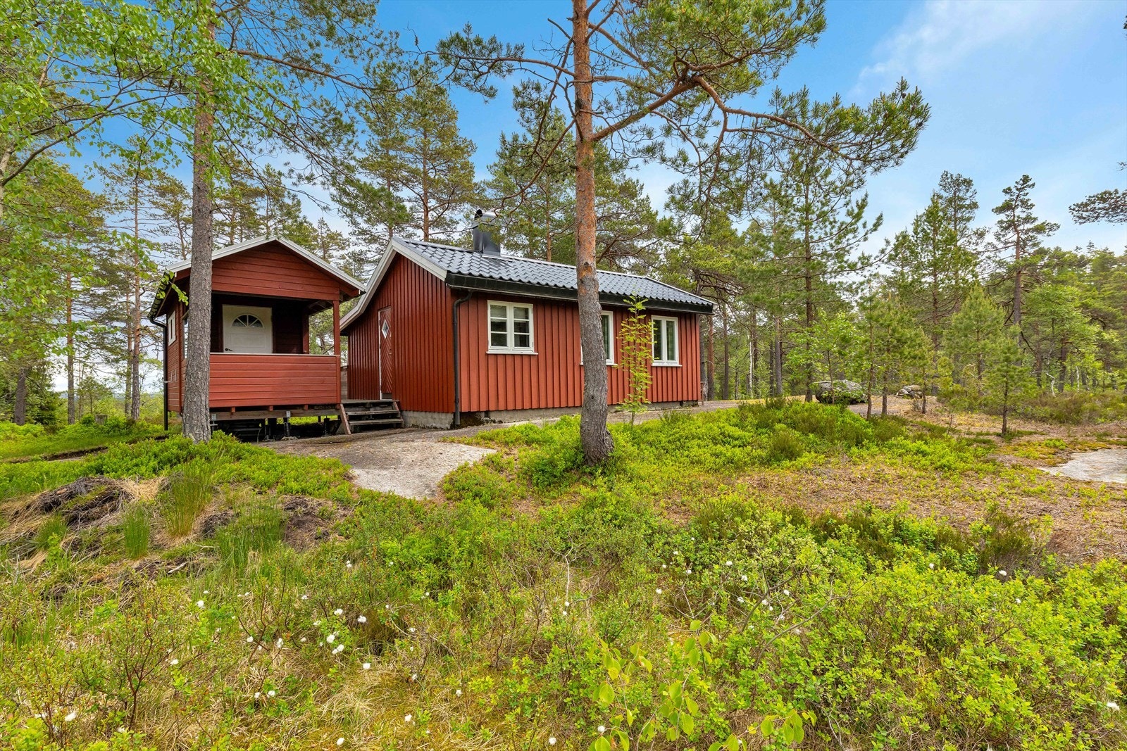Enkel standard uten vann, avløp og strøm. Galleribilde