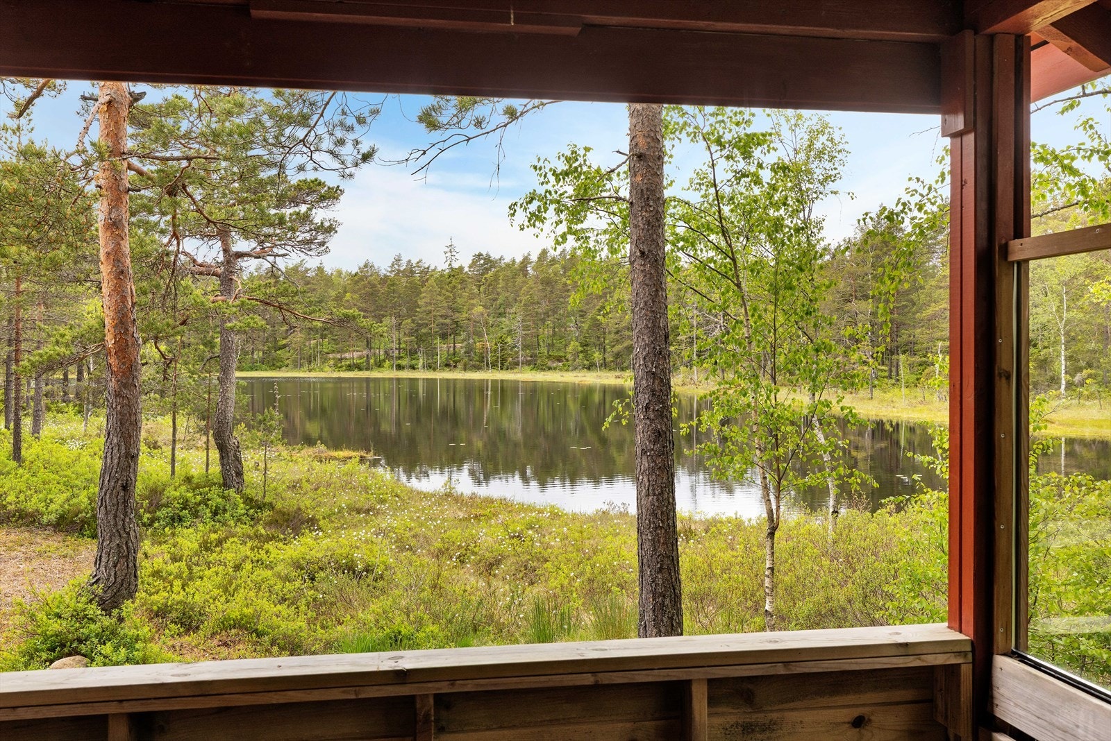 Overbygg fra tilbygget. Galleribilde