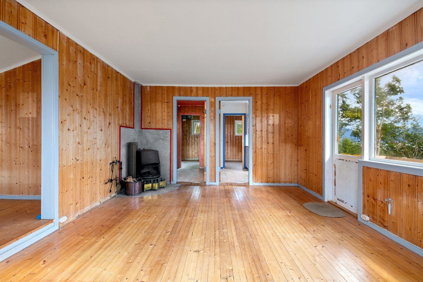 Det er vedovn i stue 1 Galleribilde