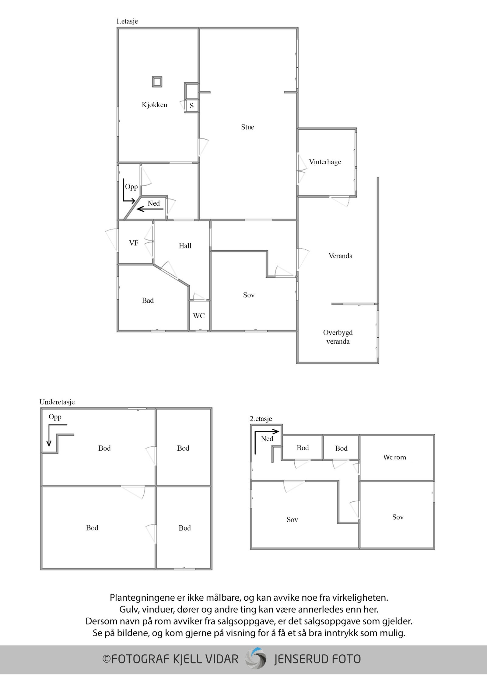 Plantegning Galleribilde