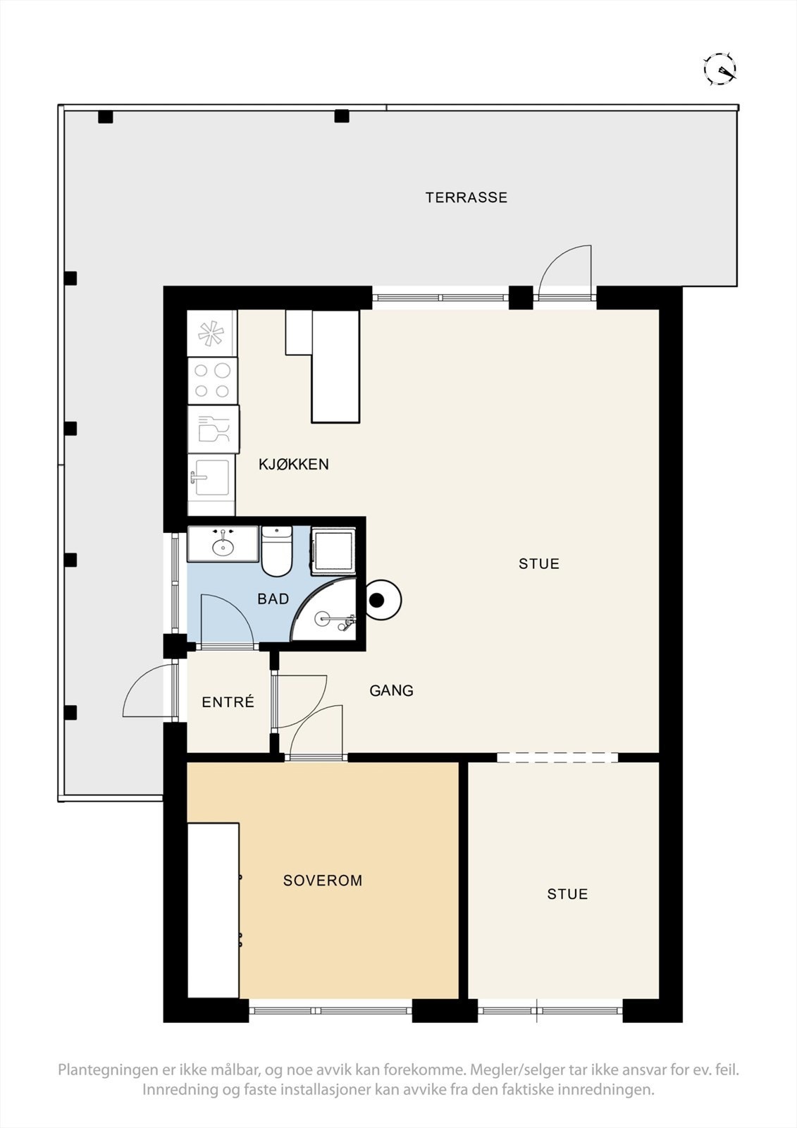 Plantegning. Galleribilde