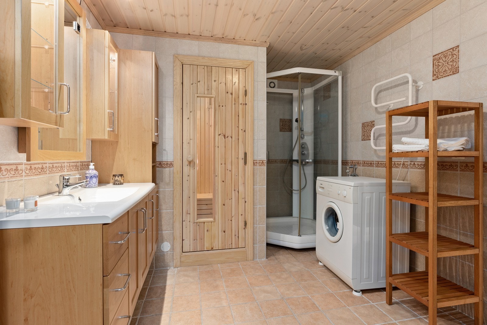 Bad/wc med badstue. Galleribilde