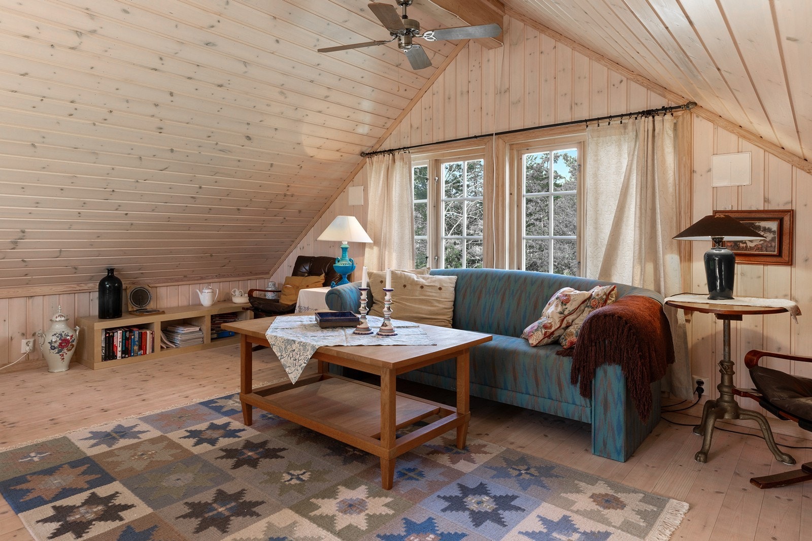 Loftsstue. Galleribilde