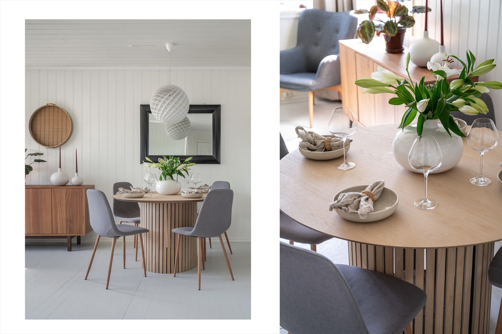 Originale tregulv og panel gir en koselig atmosfære. Galleribilde