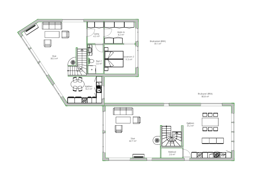 Plantegning Galleribilde