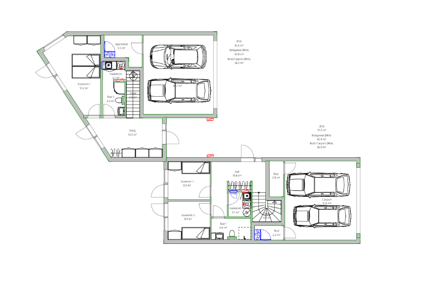 Plantegning Galleribilde