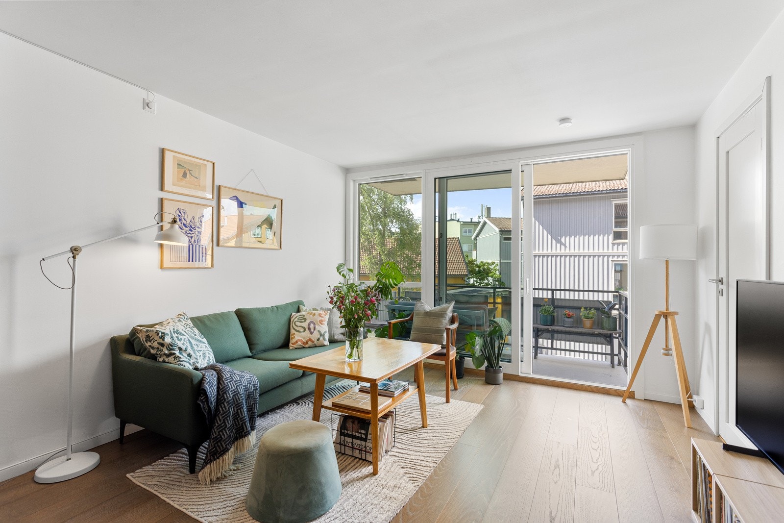 Leiligheten har en svært god planløsning og en høy standard hovedsakelig fra 2017. Galleribilde