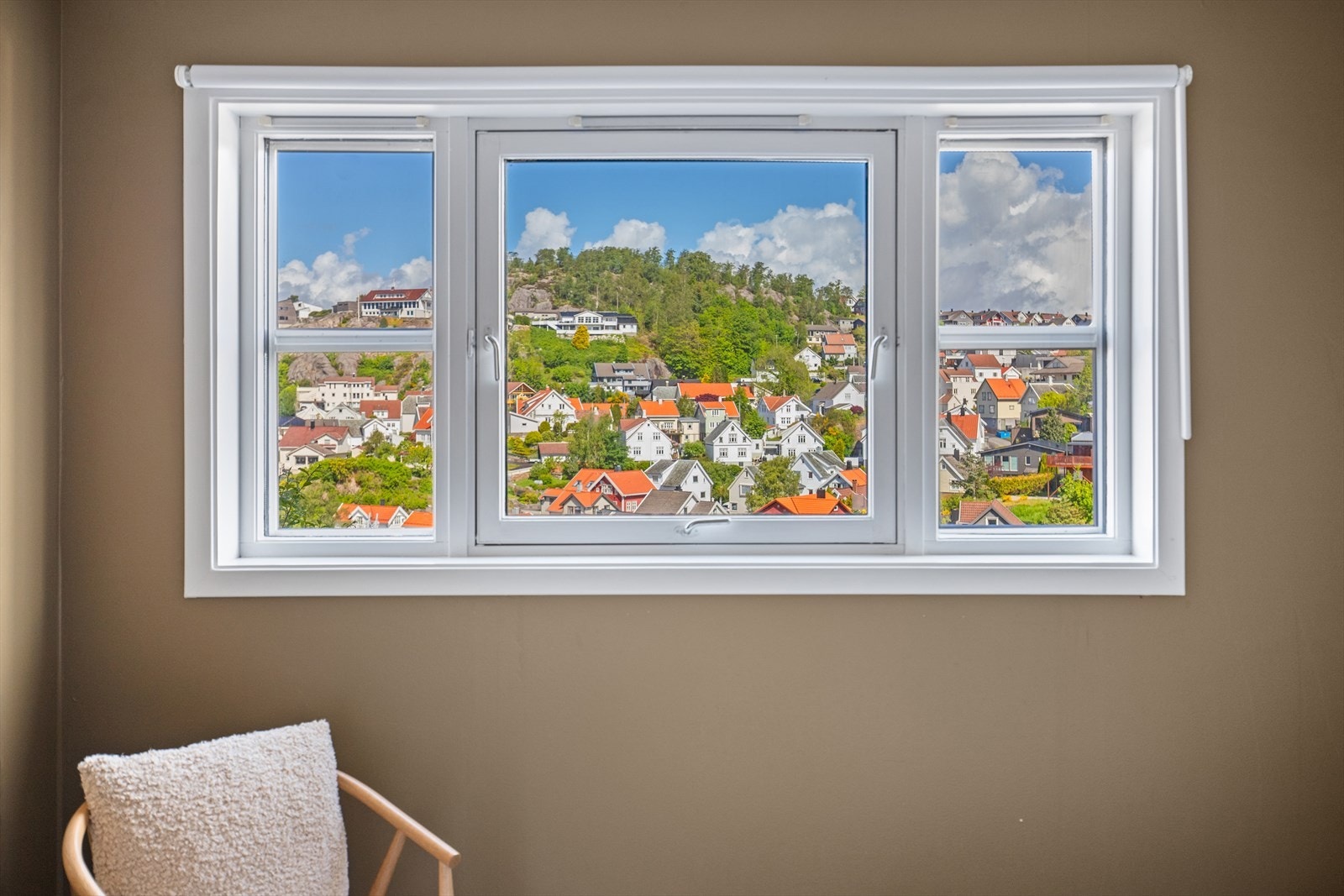 Soverommet byr på flotte utsiktsforhold. Galleribilde