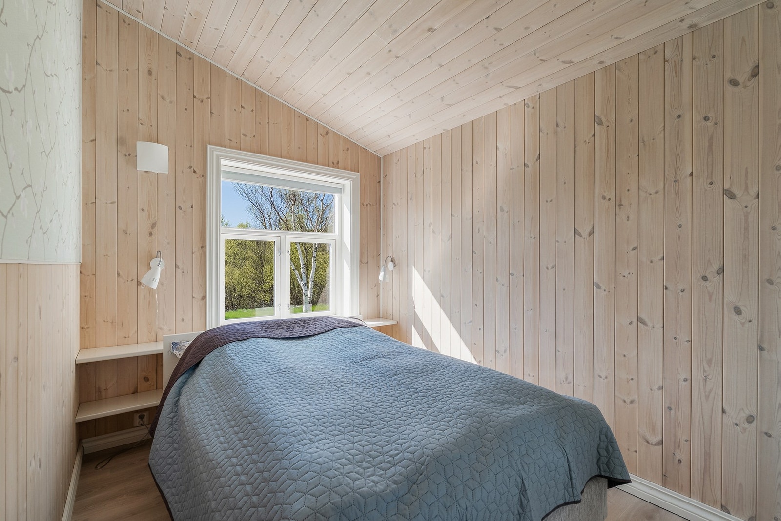 Det er to soverom i hytten. Galleribilde