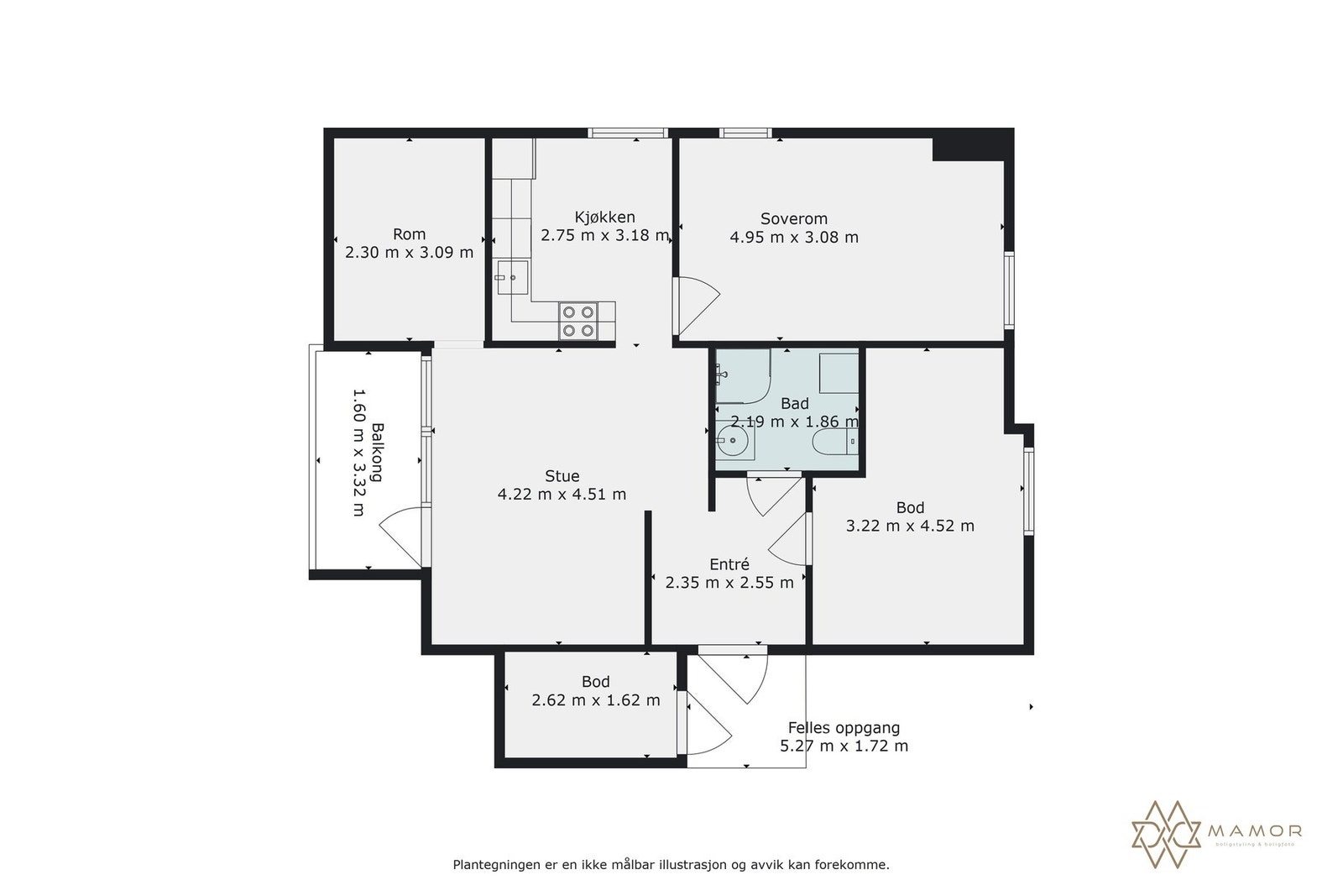 Plantegning Galleribilde