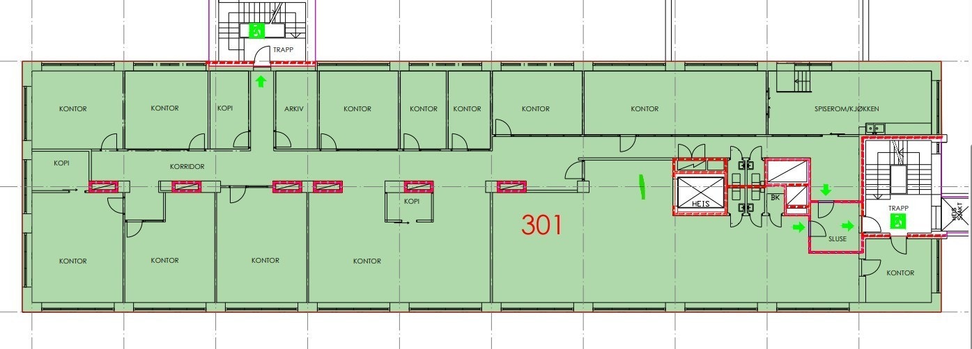 3. etg kontor og lager Galleribilde