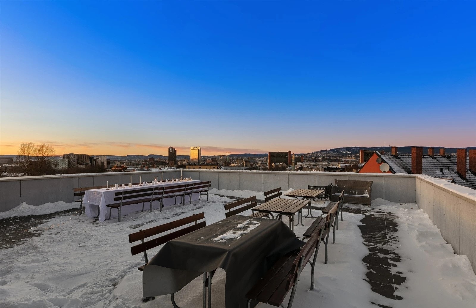 Felles takterasse med utsikt! Galleribilde