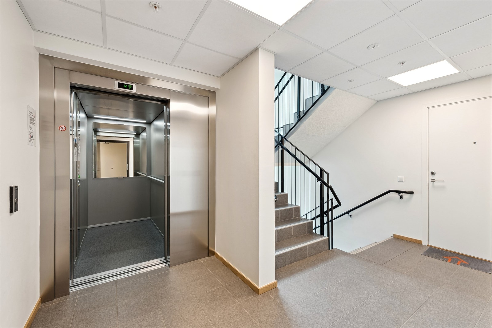 Bygget er fra 2018 og det er heisadkomst. Galleribilde