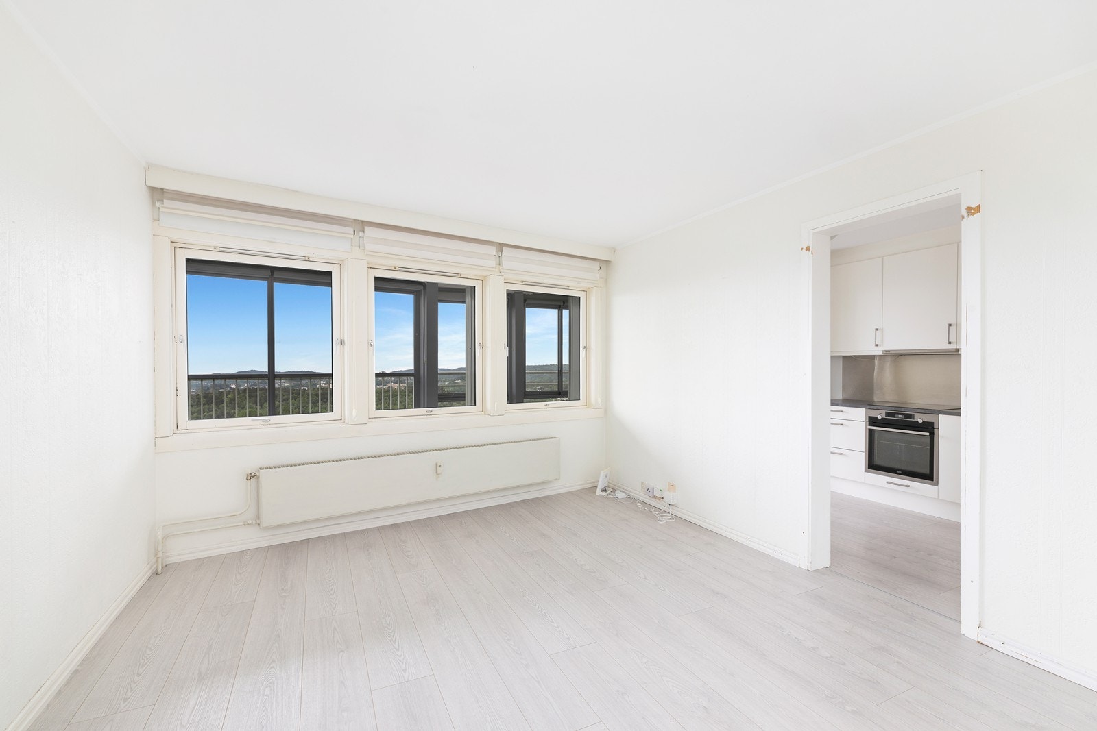 Stue sett inn mot kjøkken Galleribilde