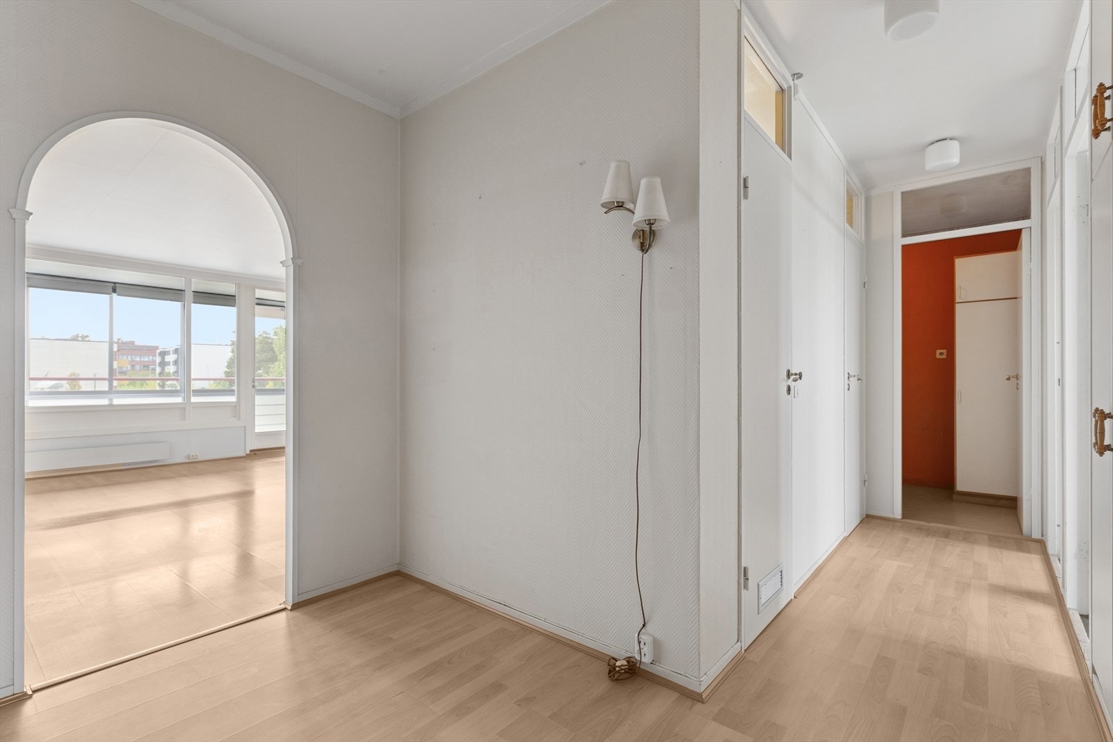 Når du kommer inn døren blir du møtt av en innbydende entré. Galleribilde