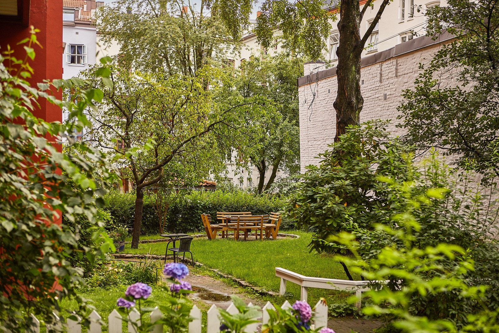 Felles gårdsrom. Galleribilde