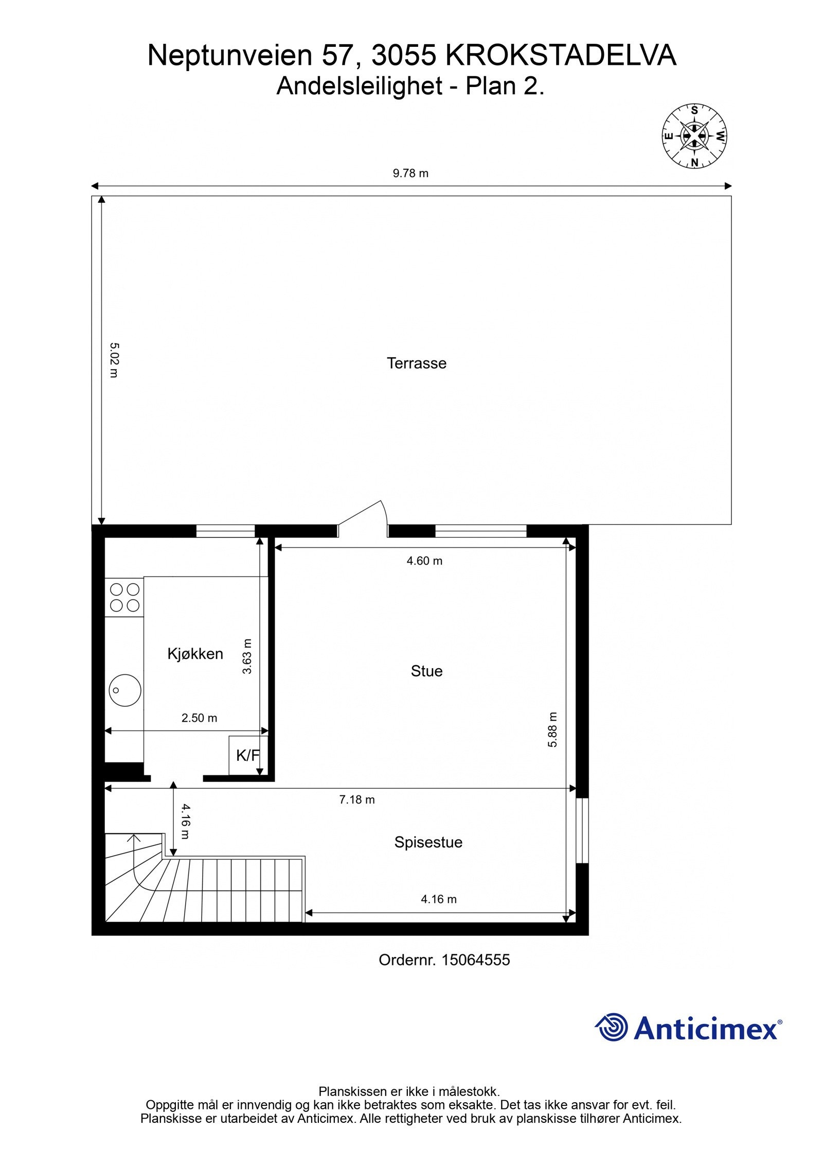 Plantegning 2. etasje Galleribilde