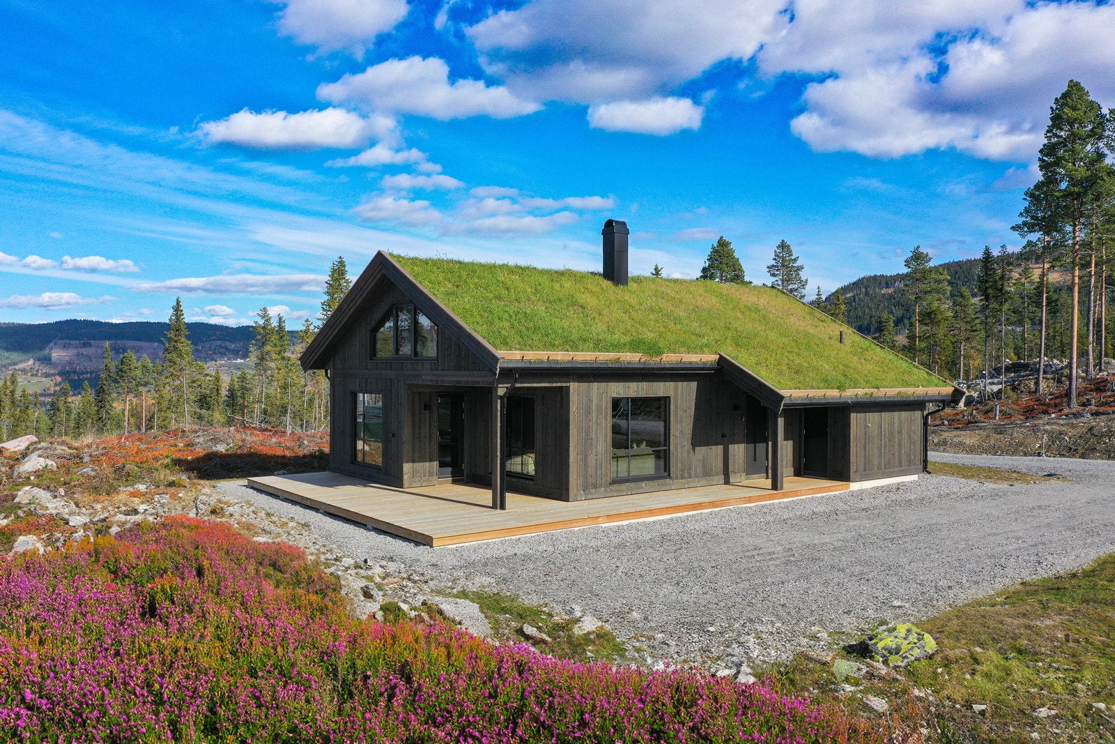 Nytt og moderne hytteprosjekt midt i smørøyet av Nesfjellet Galleribilde