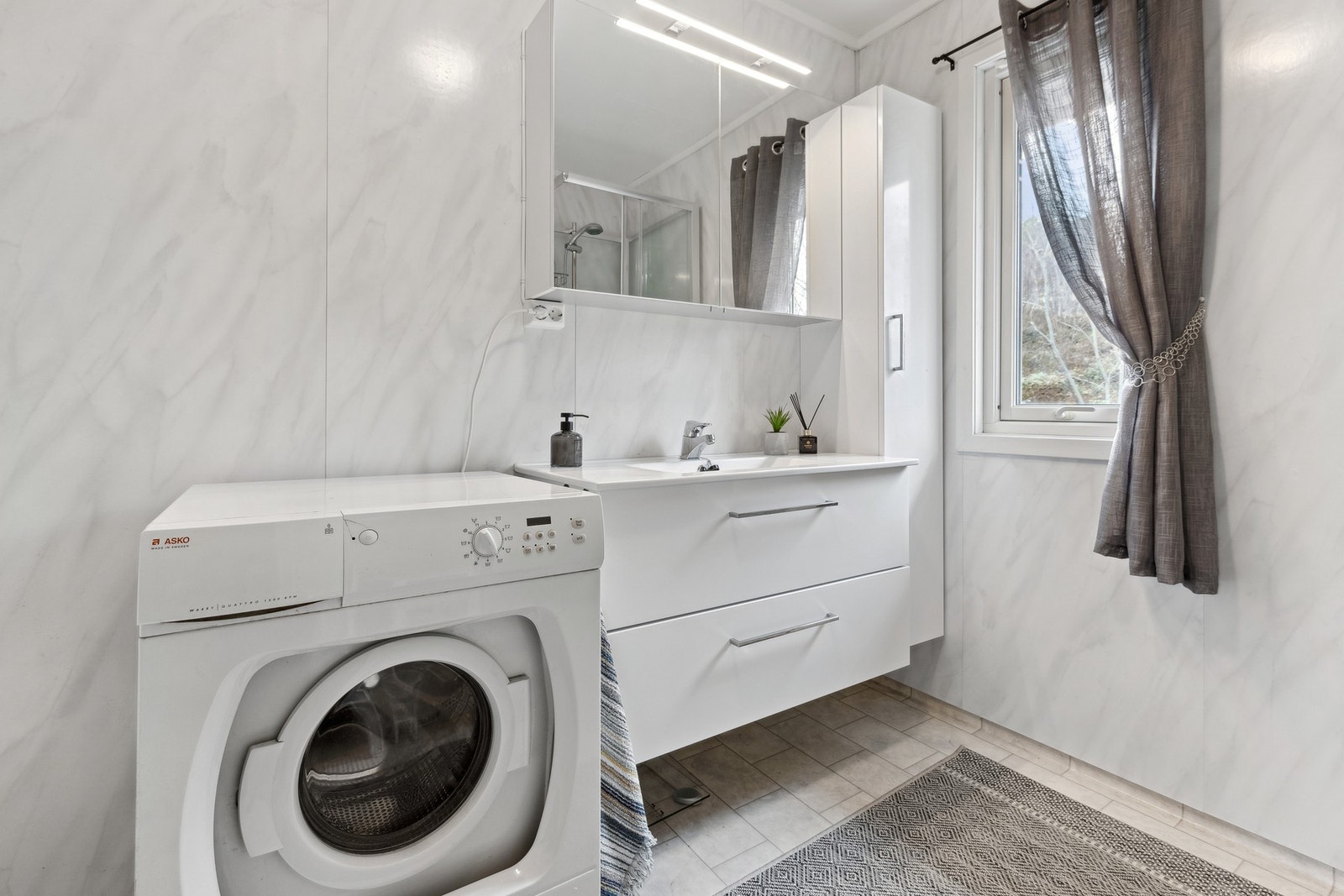 Badet har opplegg for vaskemaskin Galleribilde