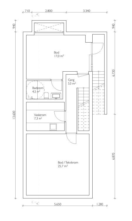 Plantegning kjeller Galleribilde