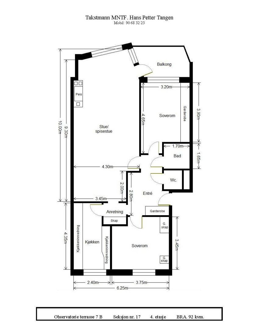 Plantegning Galleribilde