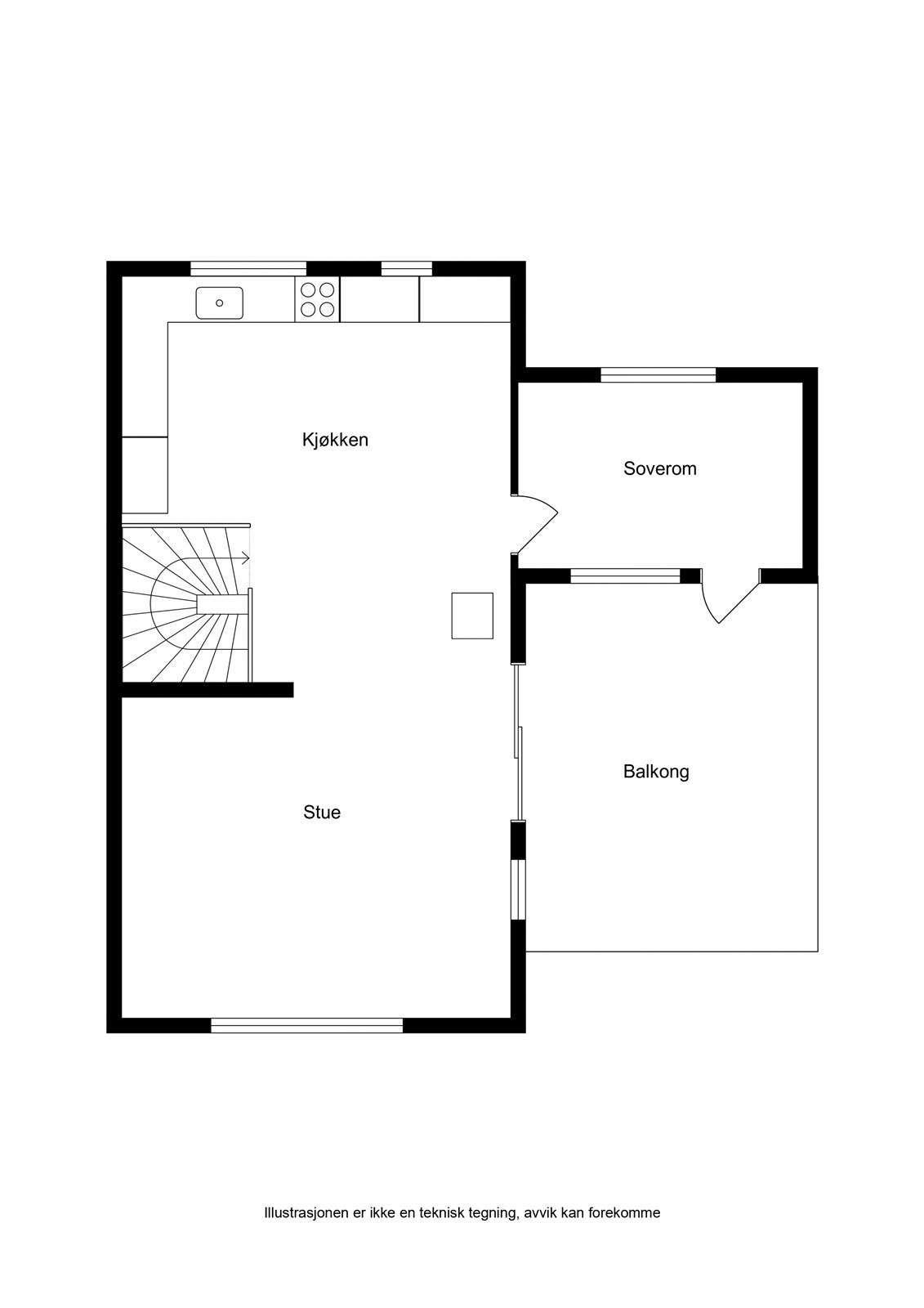 Planskisse 2. Etasje Galleribilde