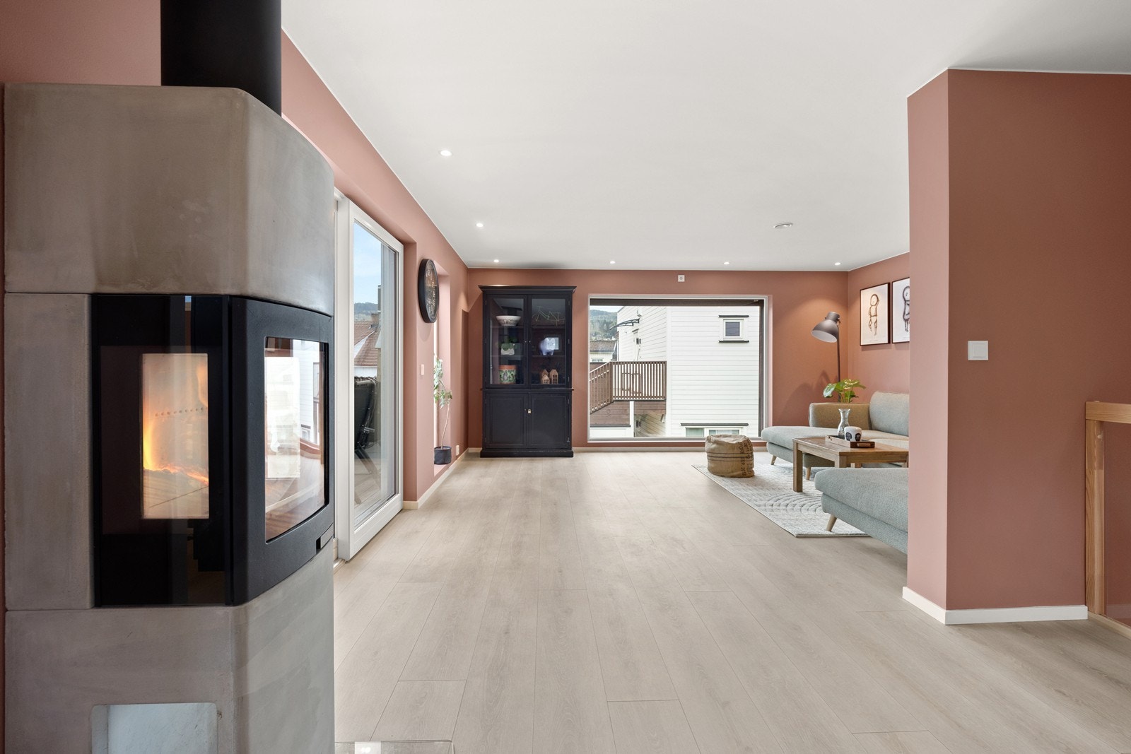 Åpen løsning til stue Galleribilde