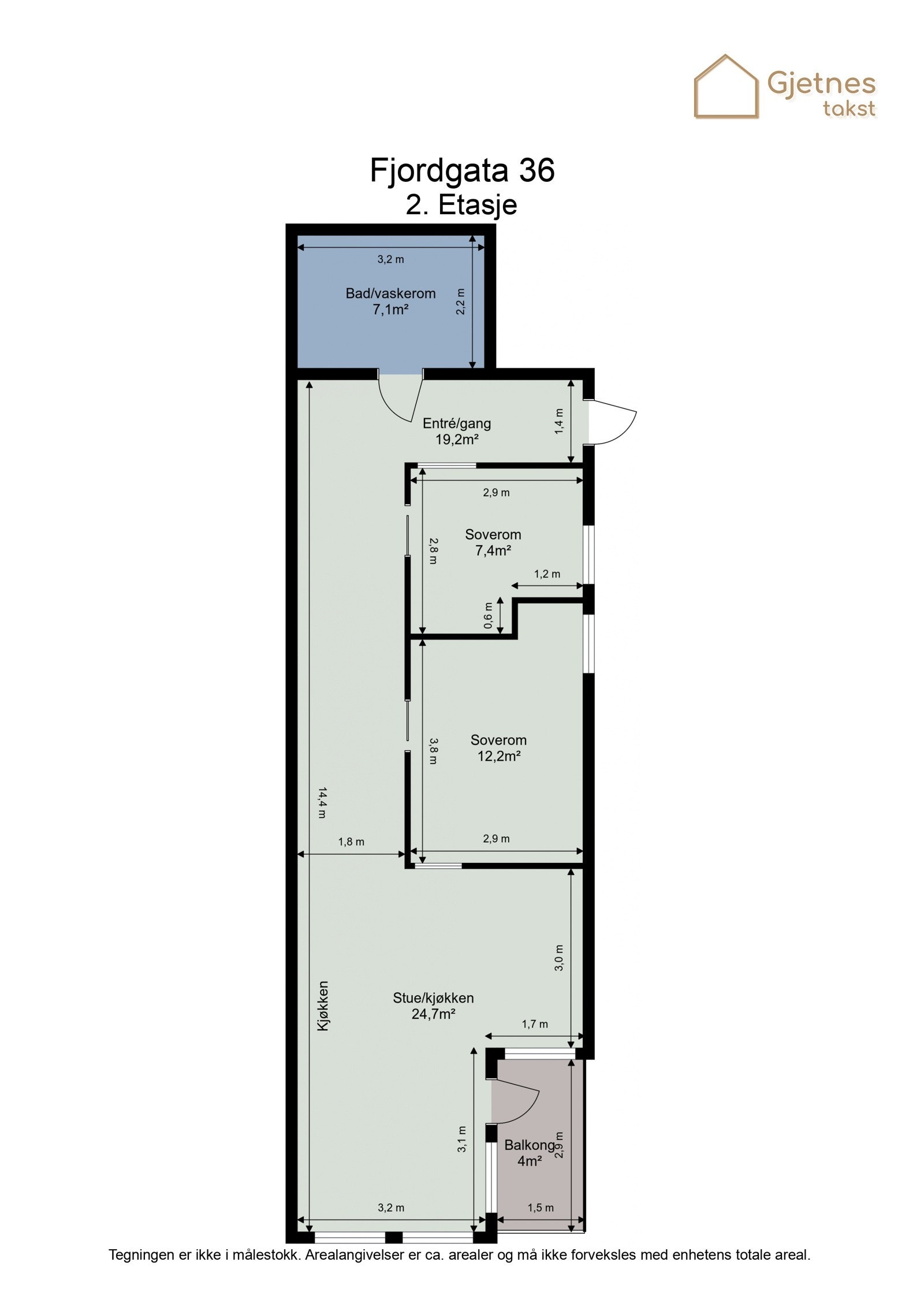 Plantegning. Galleribilde