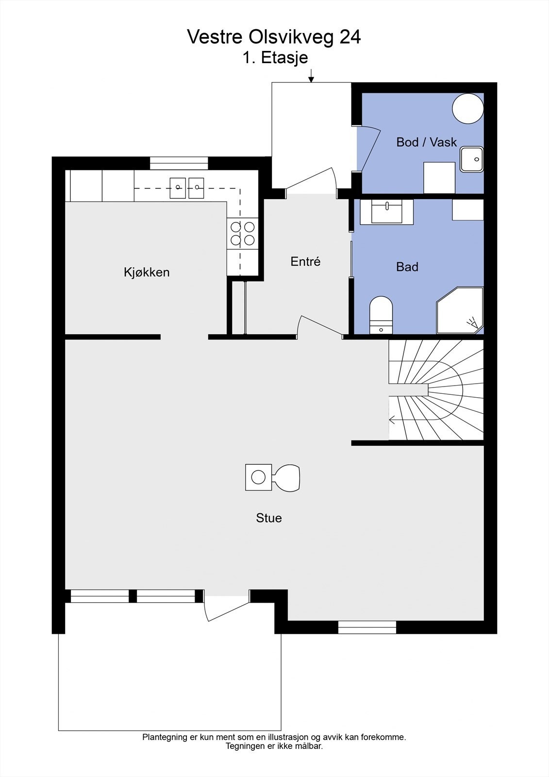 Plantegning Galleribilde