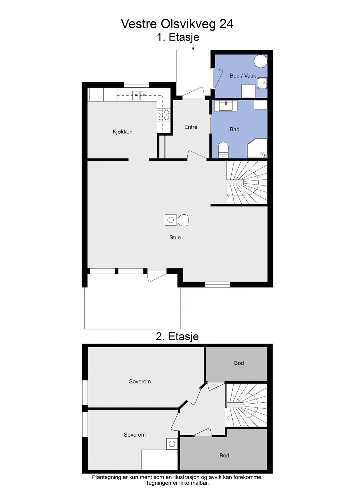 Plantegning Galleribilde