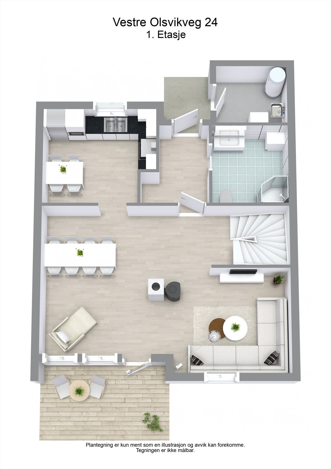 Plantegning Galleribilde