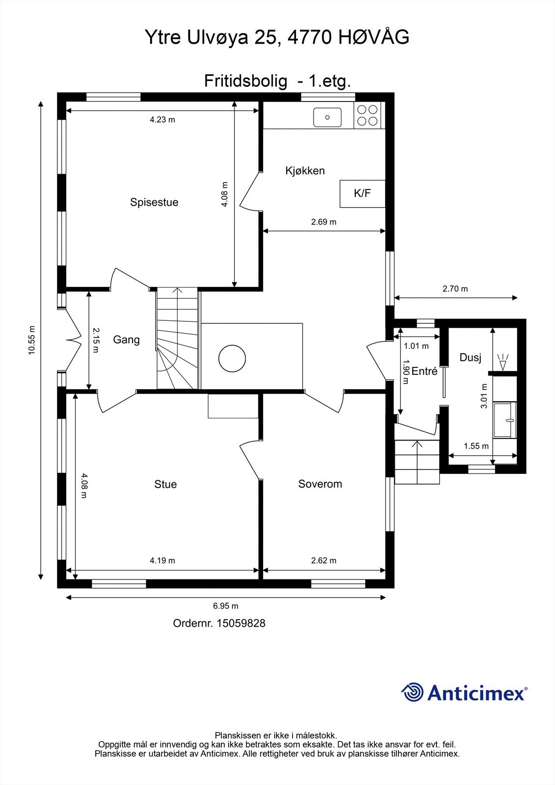 Plantegning 1. etasje. Galleribilde