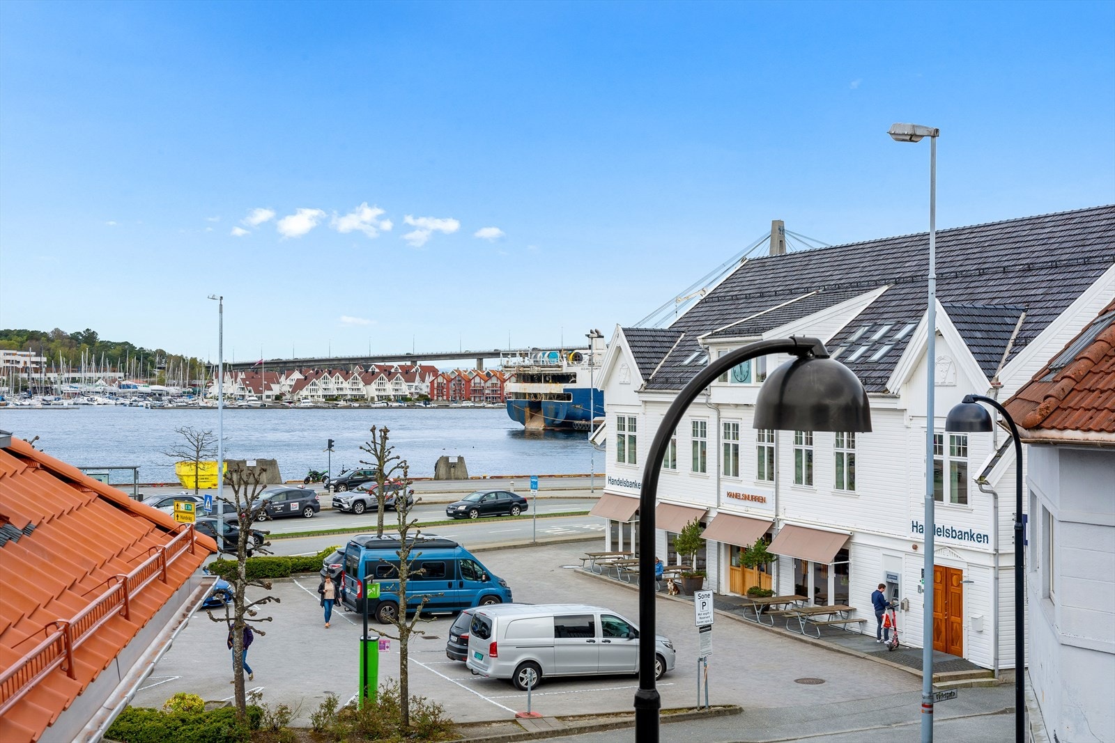 Flott utsikt fra din egen balkong Galleribilde