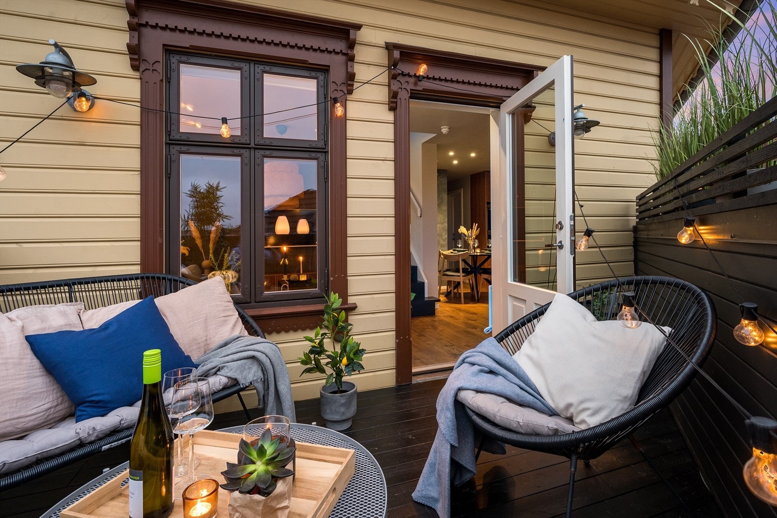 Sommerkvelden kan virkelig nytes her. Galleribilde