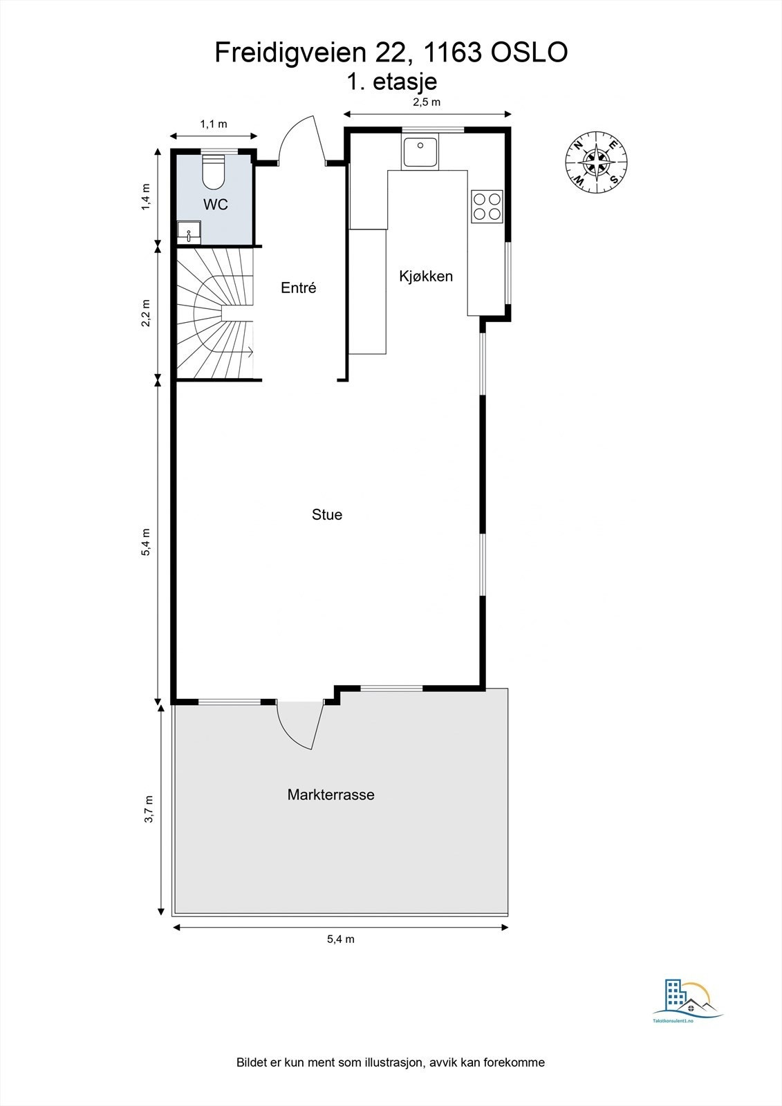Plantegning 1. etasje. Galleribilde