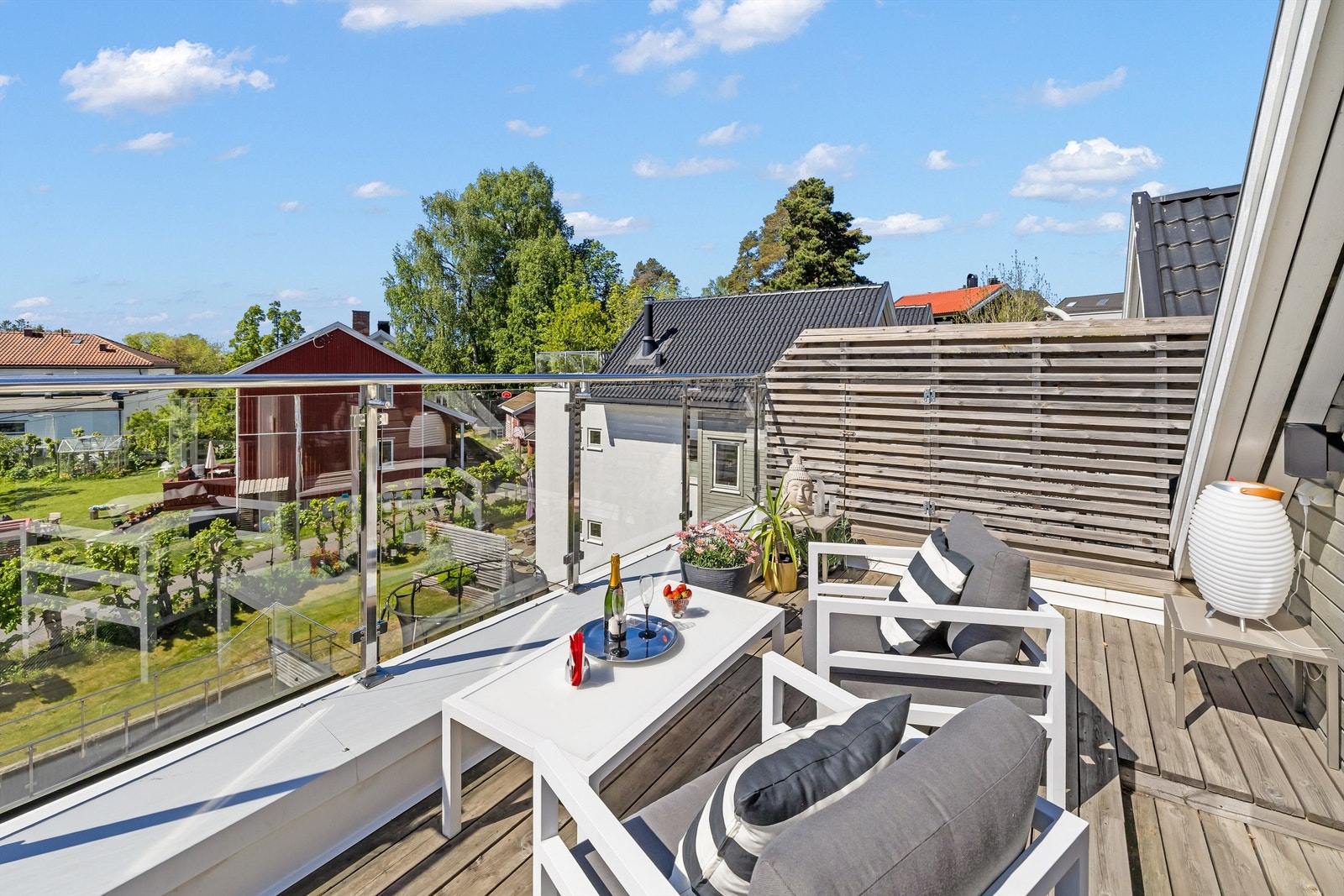 Takterrasse. Galleribilde