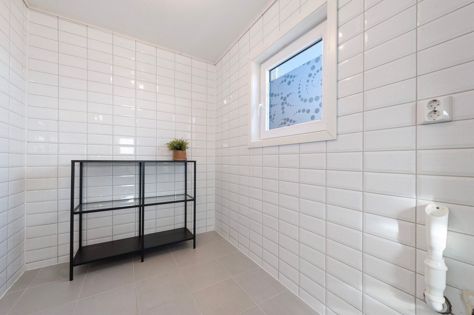 God plass til vaskemaskin. Galleribilde