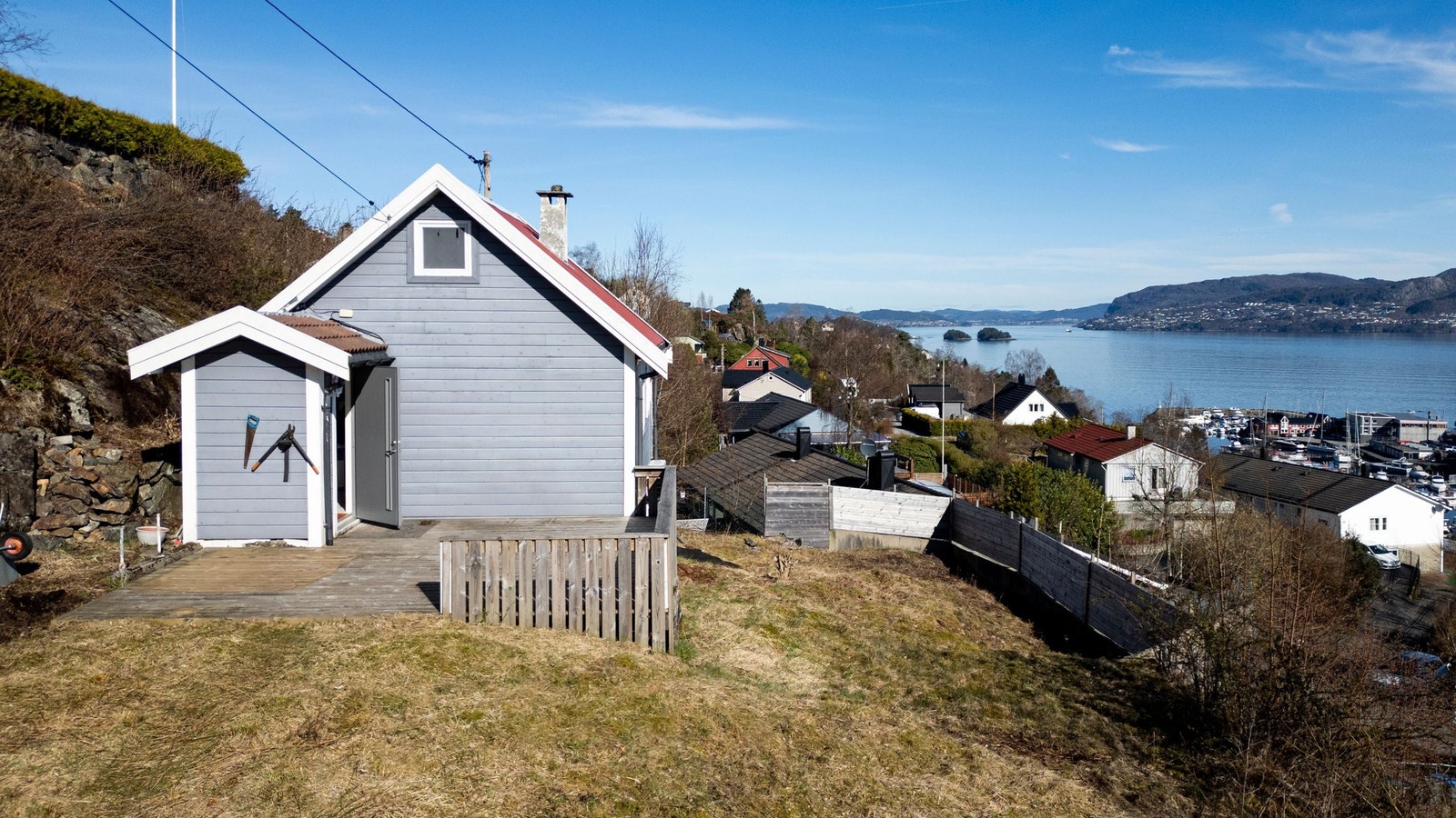 Usjenert terrasse Galleribilde