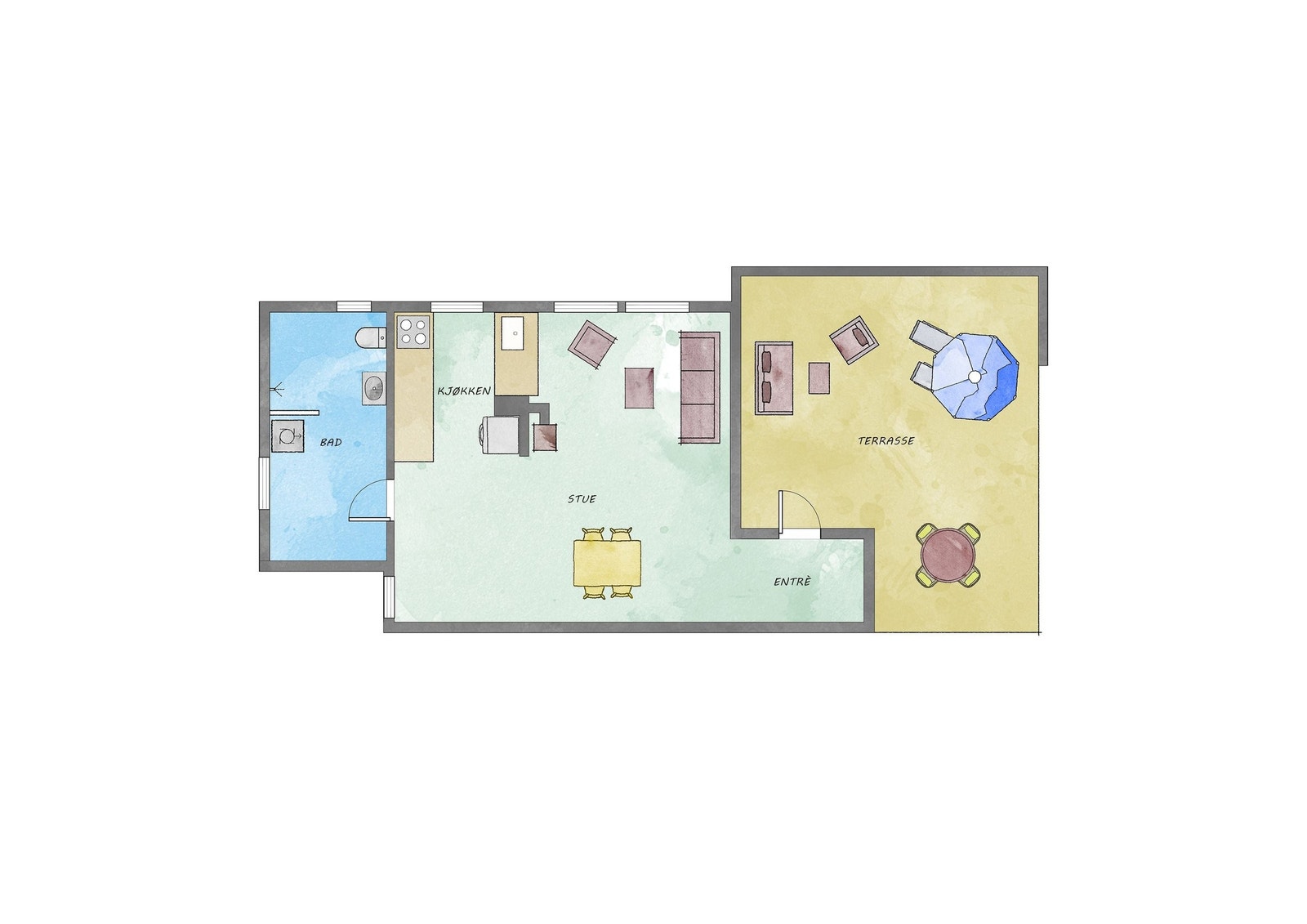 Plan 1etg Galleribilde