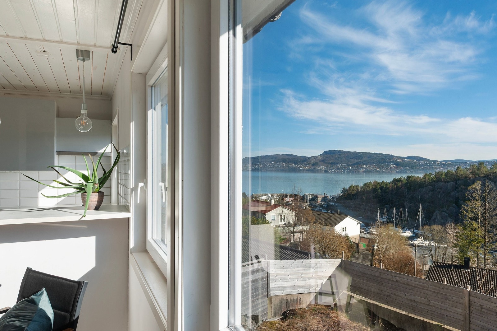 Utsikt fra stuen Galleribilde