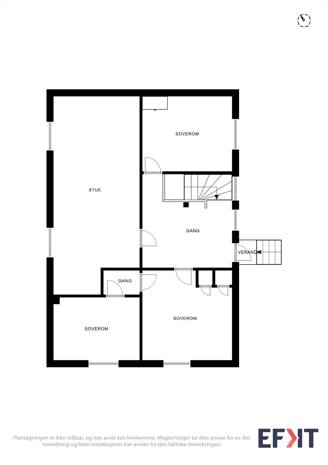 Inngangsplan - 1.etasje Galleribilde
