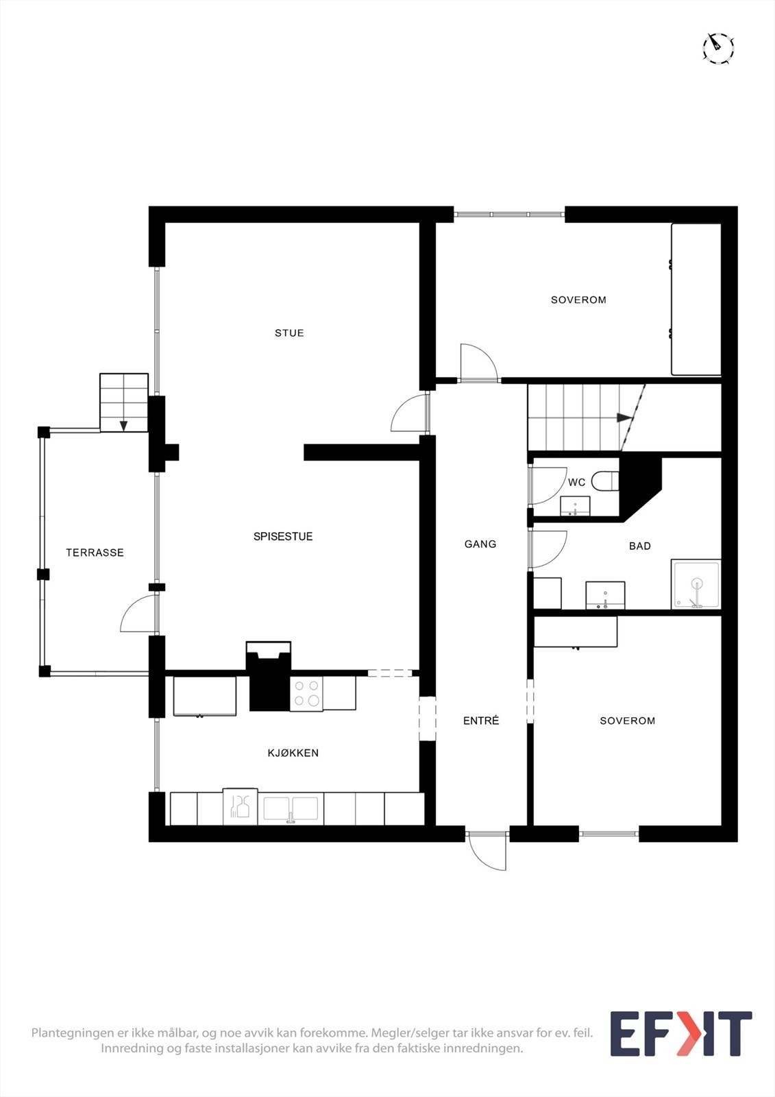 Plantegning hovedplan, underetasje Galleribilde