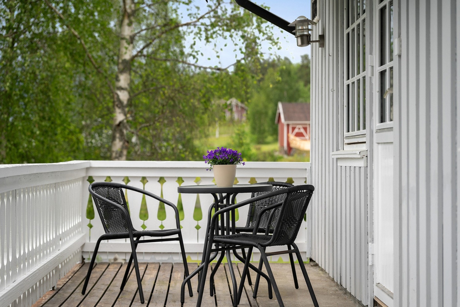 Her kan man dra nytelse av god grillmat med venner og familie. Galleribilde