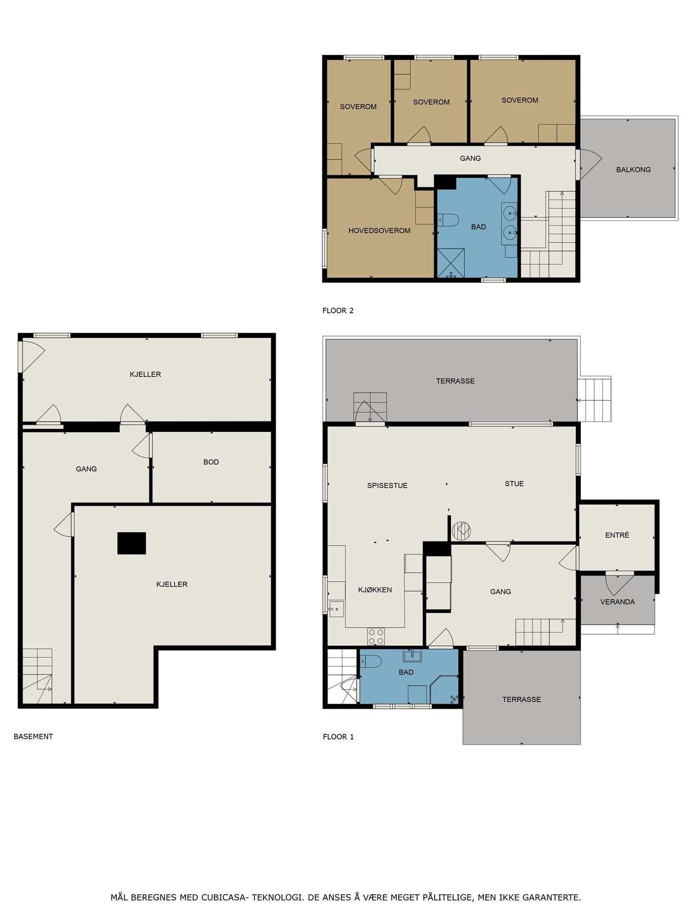 Planskisse oversikt. Galleribilde