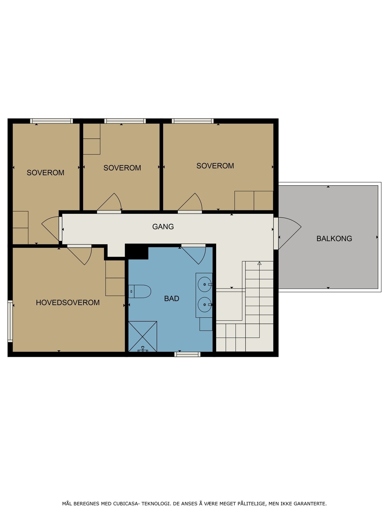 Planskisse 2. etasje Galleribilde