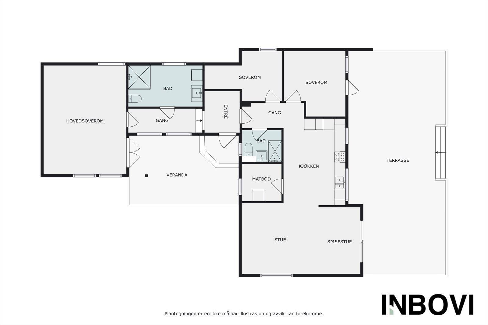 Plantegning Galleribilde