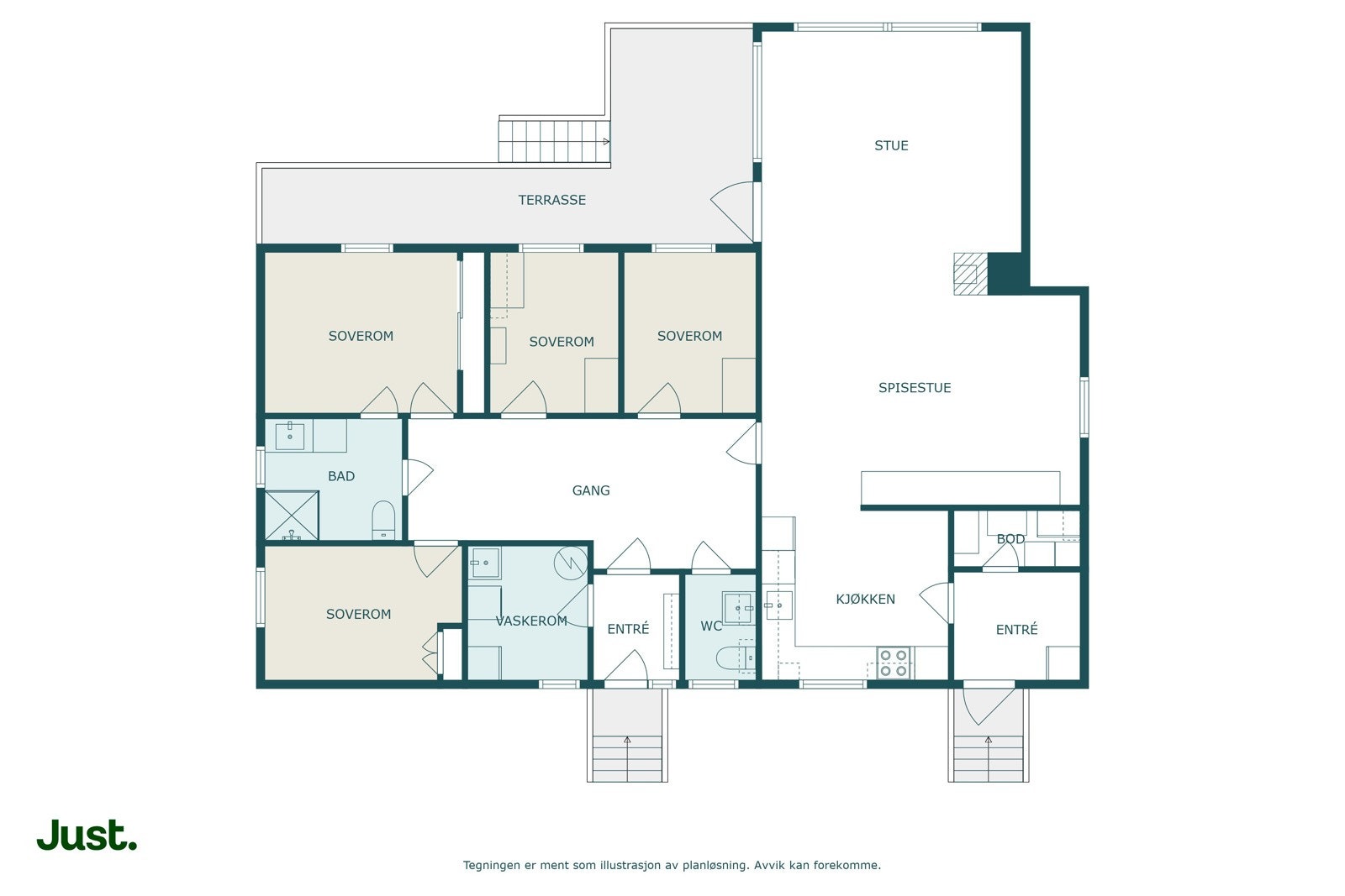 Planskisse Galleribilde